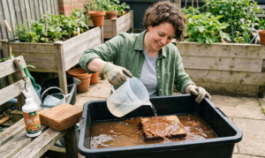 Learn how to easily buffer a 5kg compressed washed coco coir block for your plant boxes. Prevent nutrient lockout and ensure healthy plant growth.